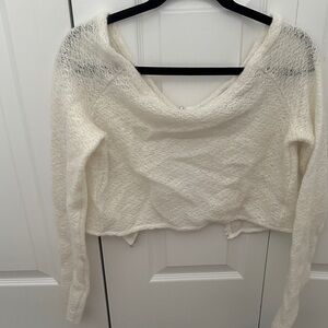 Wedding dress topper - knit, ivory